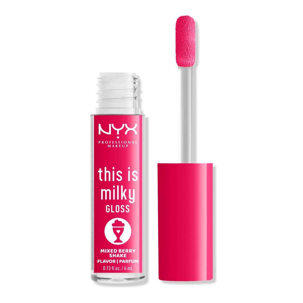 This is Milky Gloss Milkshakes Vegan Lip Gloss, Mixed Berry Shake