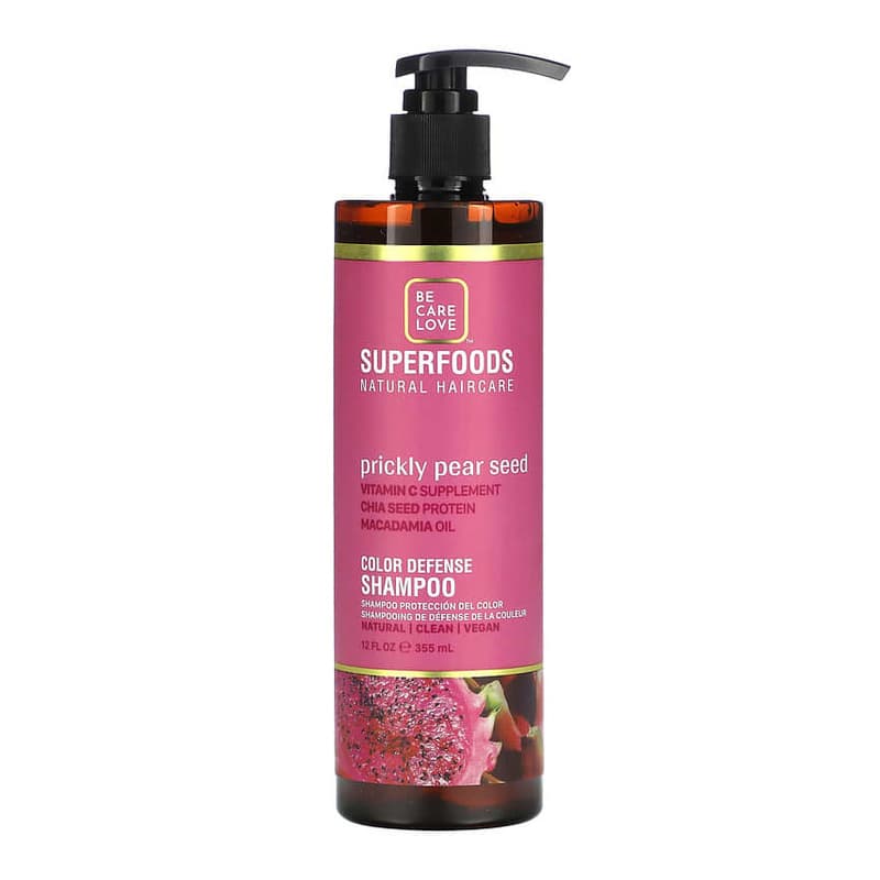 Superfoods, Natural Haircare, Color Defense Shampoo, Prickly Pear Seed
