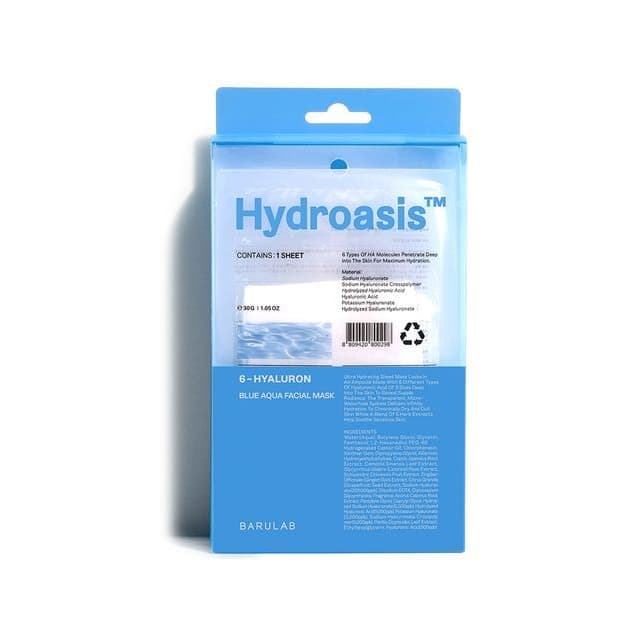 Hydroasis 6-Hyaluron Blue Aqua Facial Mask
