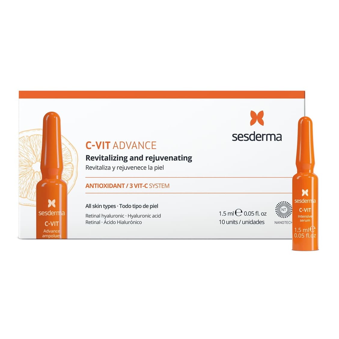 C-Vit Advance Revitalizing & Rejuvenating Ampoules 10x (10x)