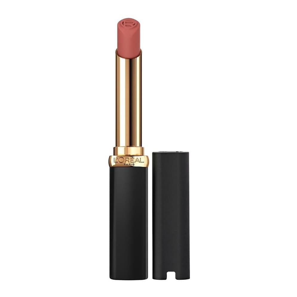 Intense Volume Matte Lipstick, Infused With Hyaluronic Acid For Up To 16Hr, Le Nude Unstoppable
