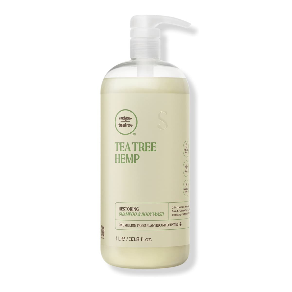 Tea Tree Hemp Restoring Shampoo & Body Wash