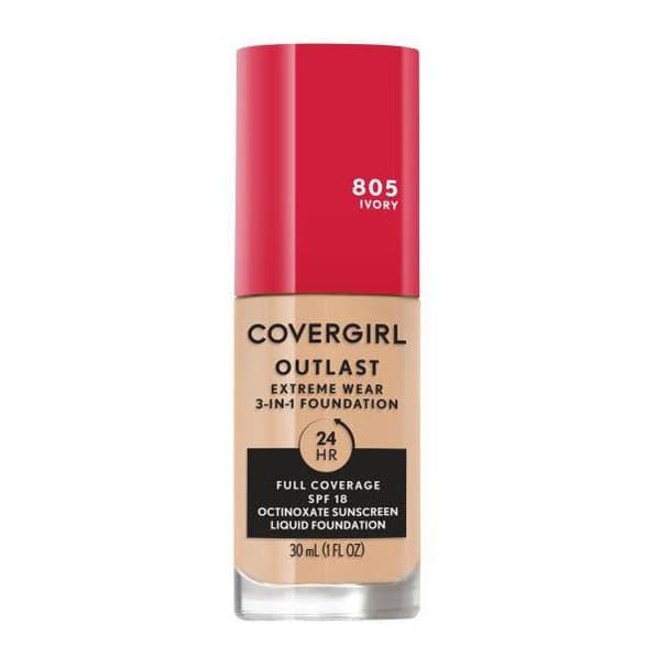 Outlast Extreme Wear 3-in-1 Foundation with SPF 18 - 805 Ivory
