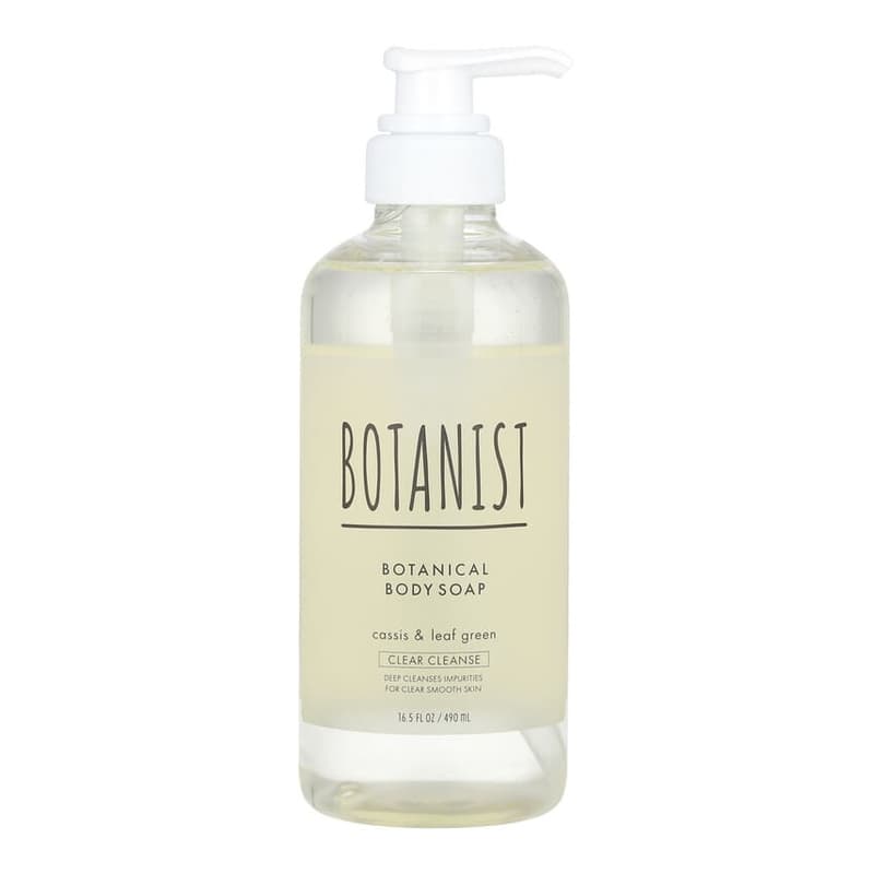 Botanical Body Soap, Clear Cleanse, Cassis & Leaf Green