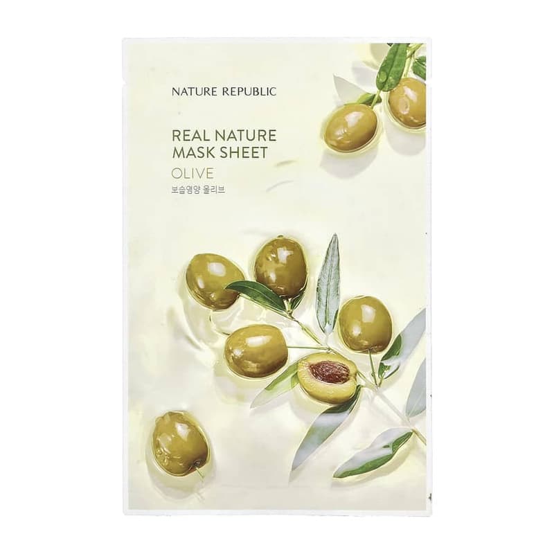 Real Nature Beauty Mask Sheet, Olive