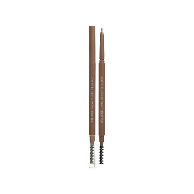 Eco Soul Skinny Brow Pencil, #01 Natural Brown