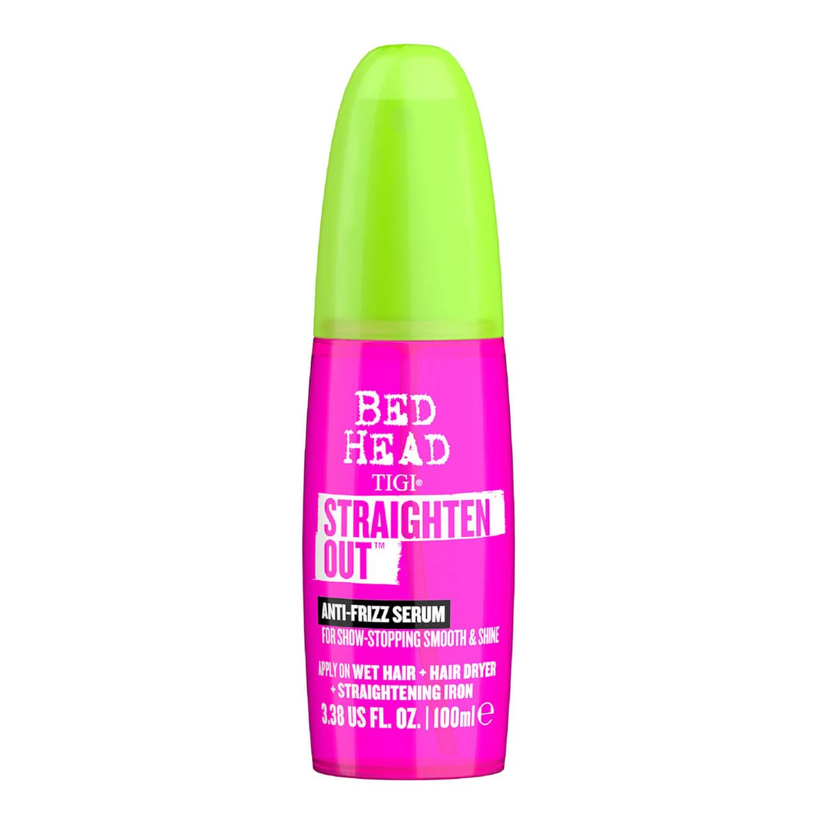 Bed Head Straighten Out Anti Frizz Serum for Smooth Shiny Hair
