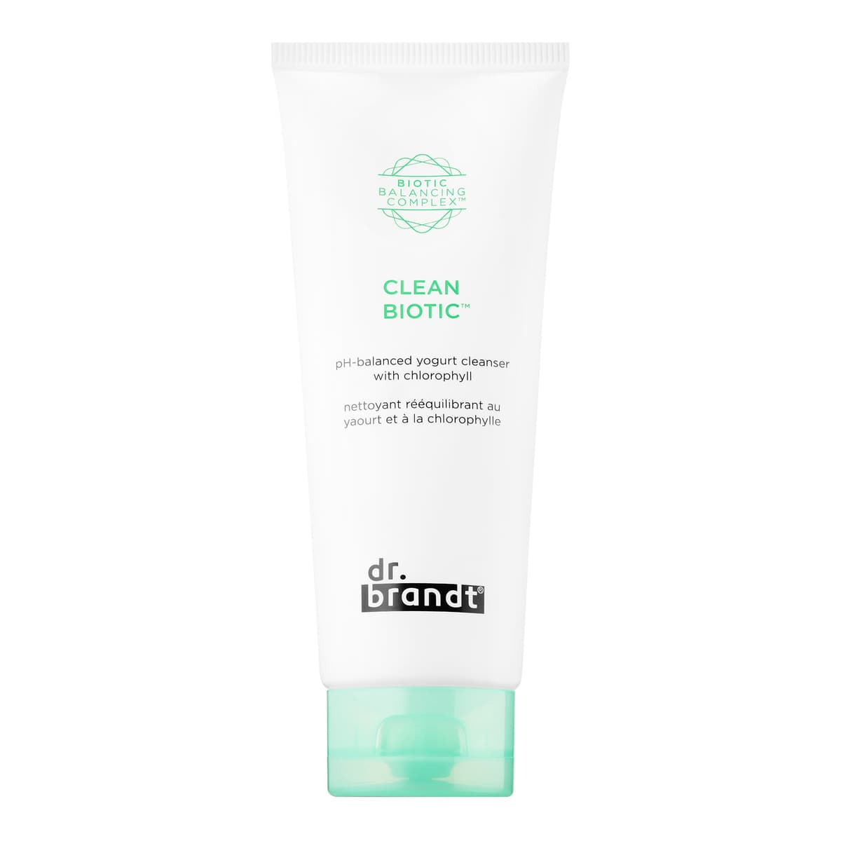 Clean Biotic pH-balanced yogurt cleanser with chlorophyll