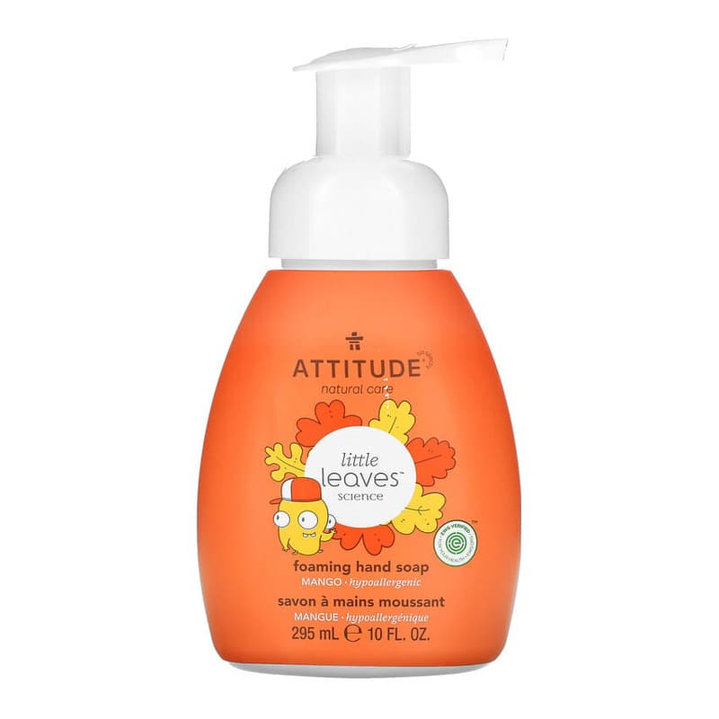 Little Leaves Science, Foaming Hand Soap, Mango