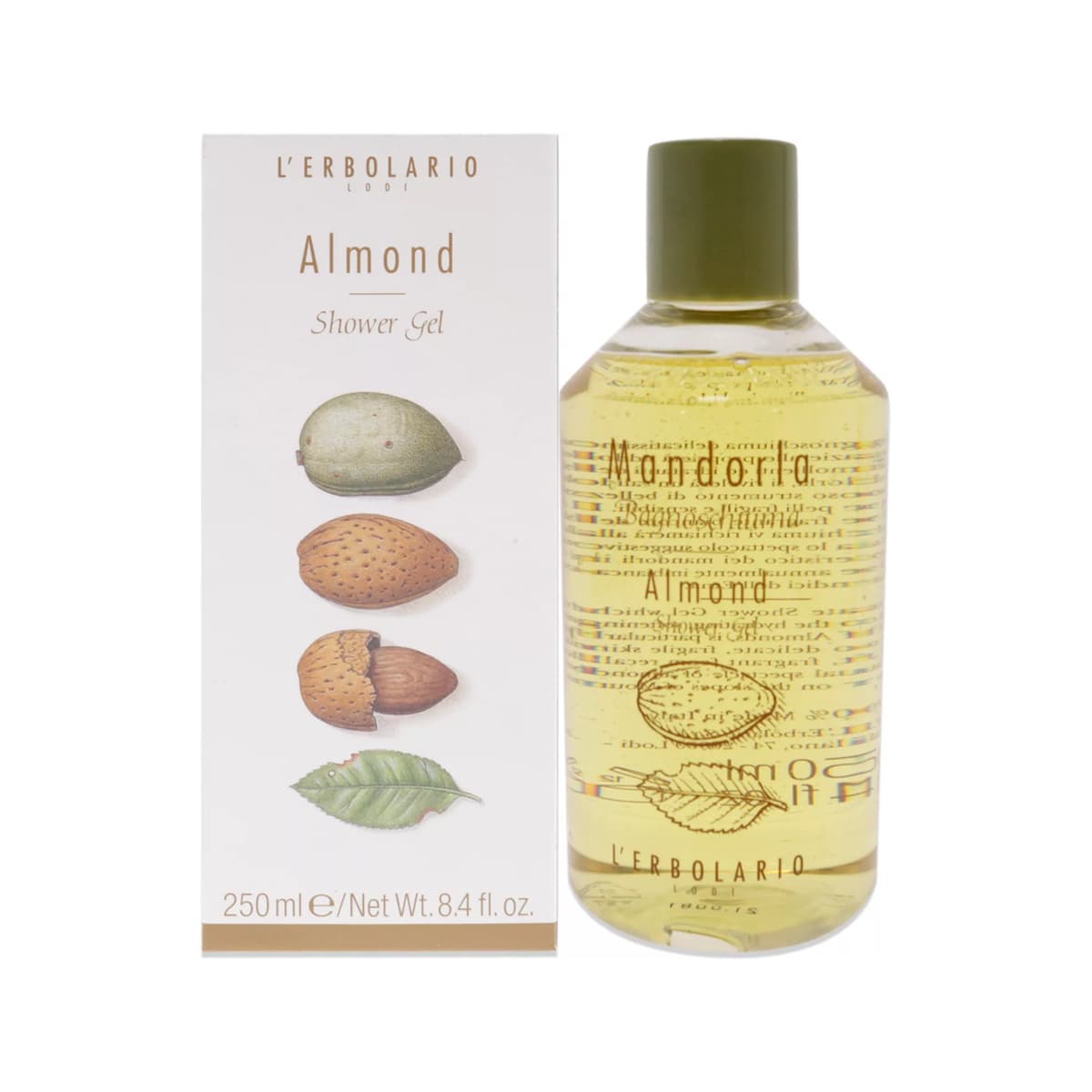 Almond Shower Gel by LErbolario for Unisex - Shower Gel