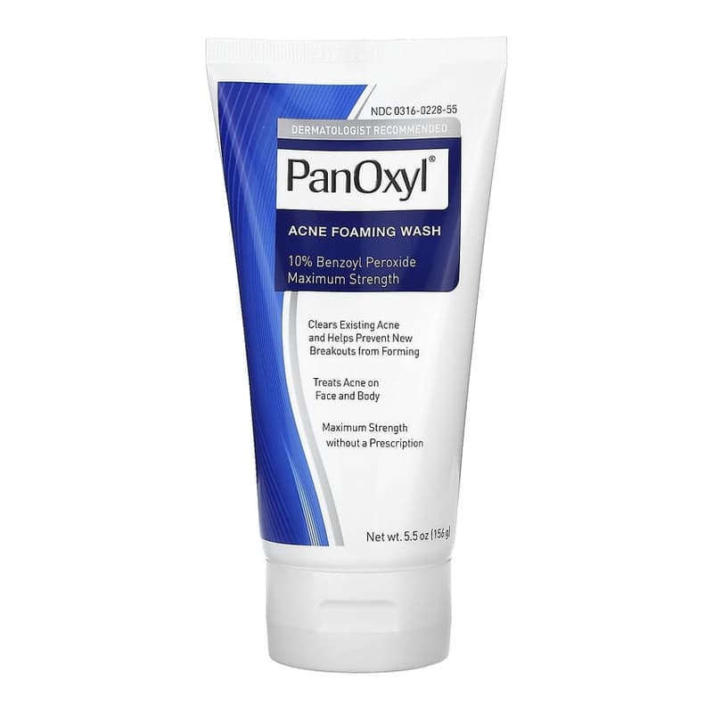 Acne Foaming Wash, 10% Benzoyl Peroxide Maximum Strength