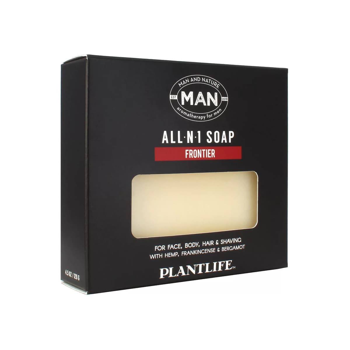 Man and Nature All-N-1 Bar Soap – Moisturizing, Soothing, Handcrafted, Plant-Based – Made in California