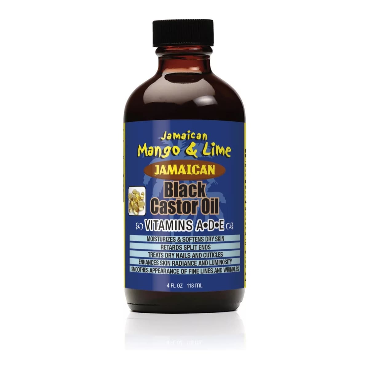 Mango and Lime Black Castor Oil Vitamin A, D & E