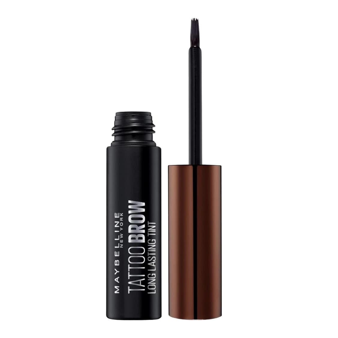 New York TATTOO BROW (Dark Brown) Easy Peel Off Tint - Eyebrow Tattoobrow Semi-Permanent Eye Brow Gel Tint Color