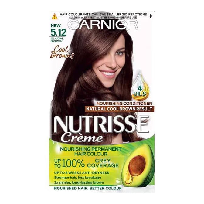 Permanent Hair Dye Glacial Brown 5.12