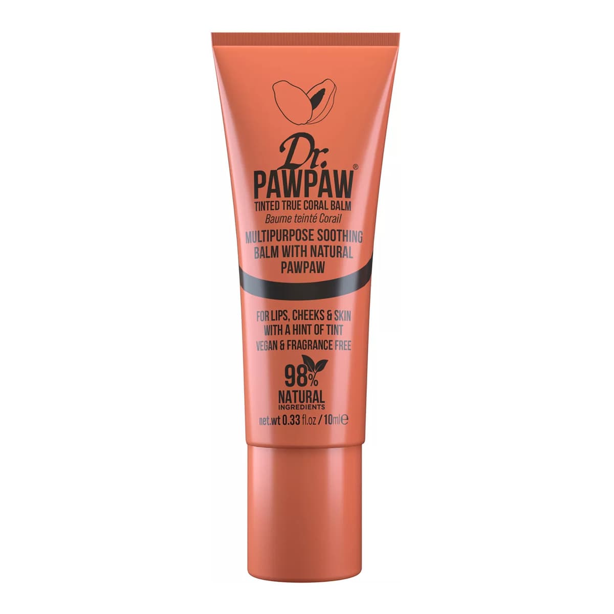 Multipurpose Soothing Tinted Lip Balm - True Coral