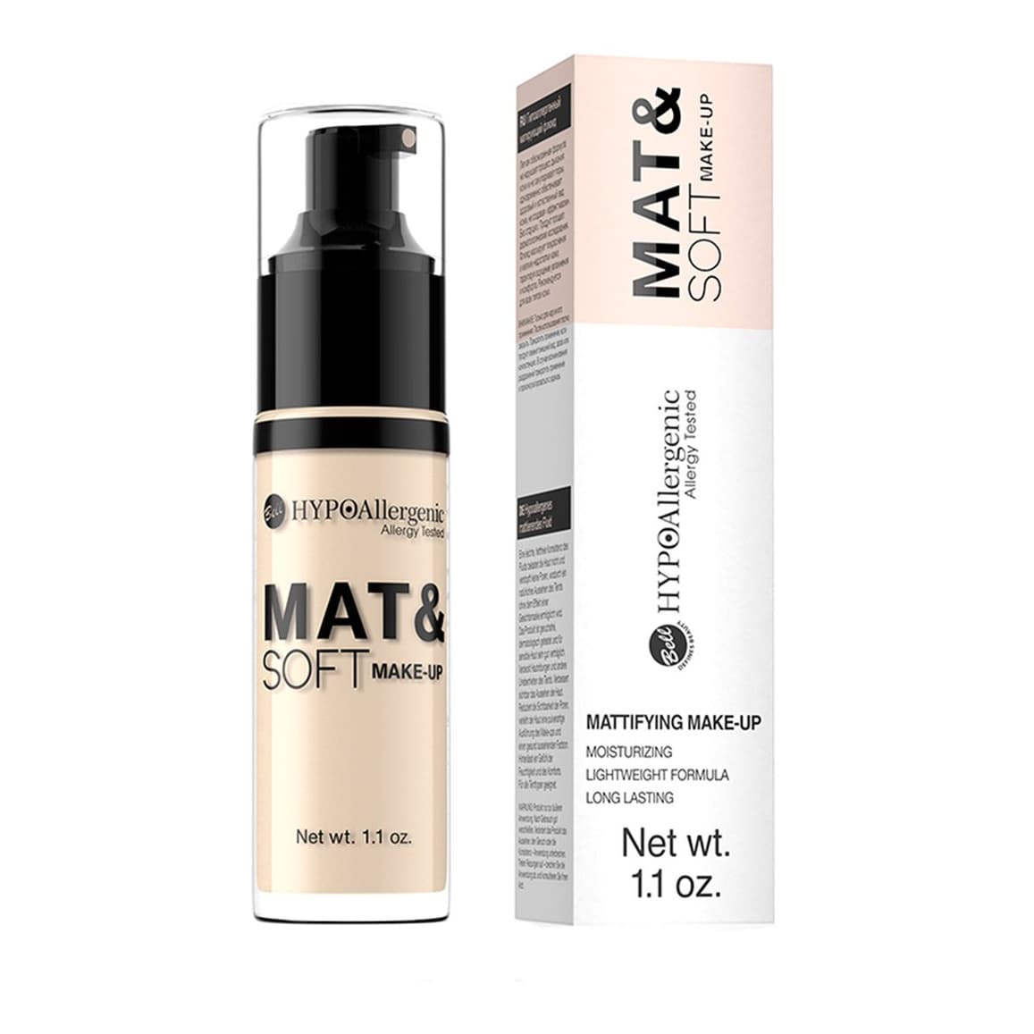 HYPOAllergenic Mat & Soft Makeup Foundation 01 Light Beige