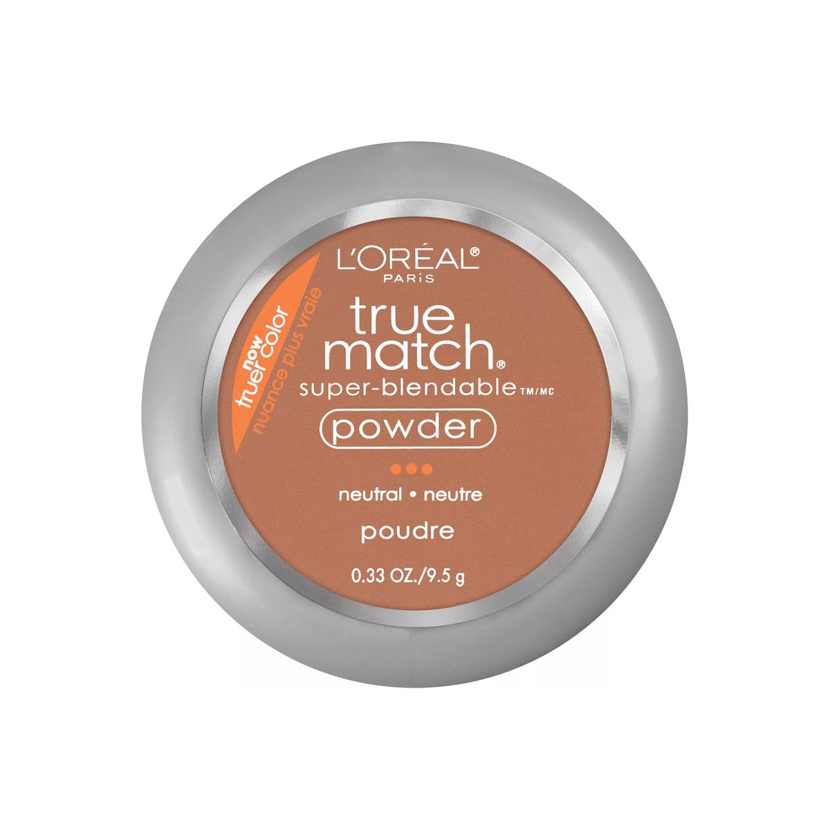 True Match Makeup Super Blendable Oil-Free Pressed Powder, N8 Cappuccino