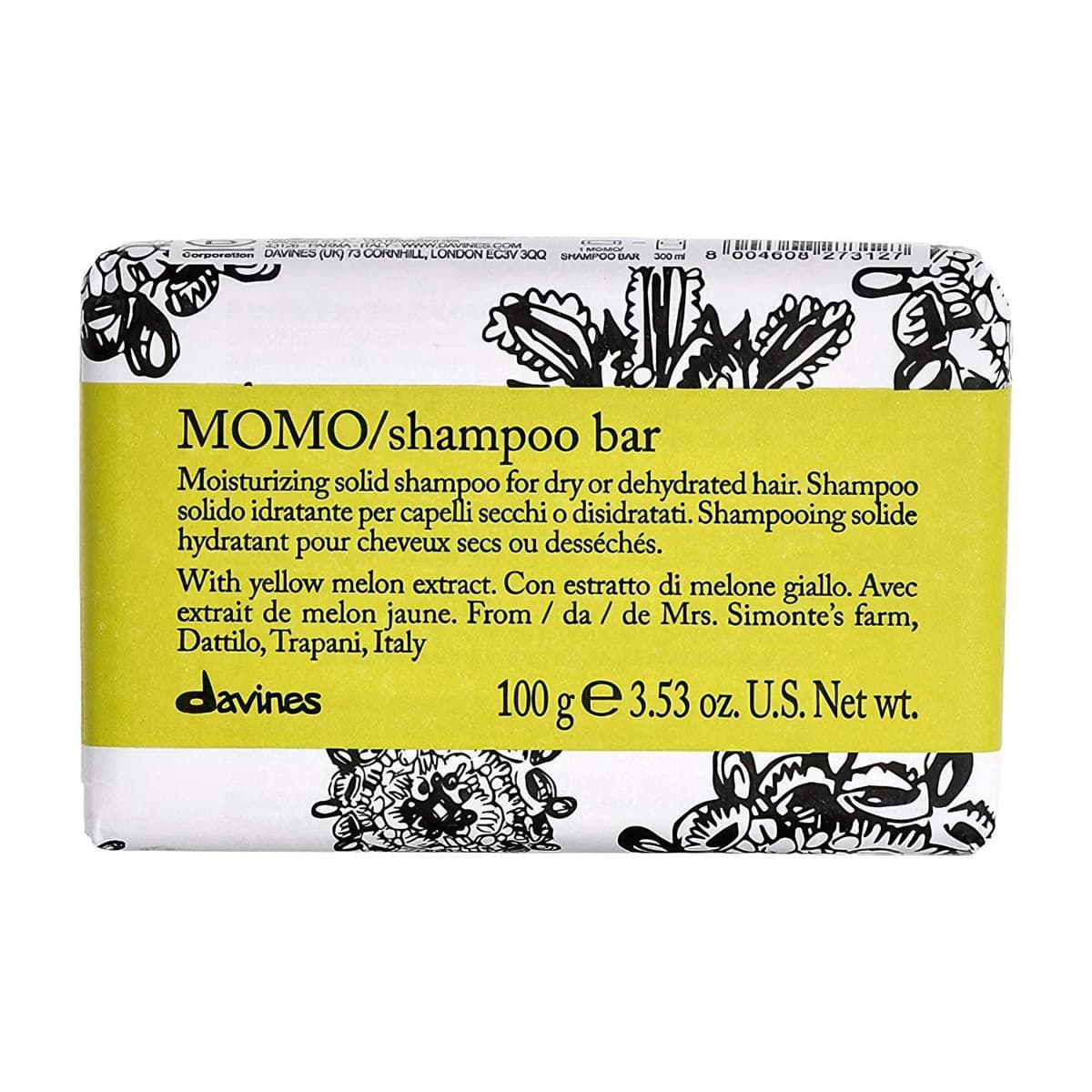 MOMO Hydrating Shampoo Bar for Dry Hair