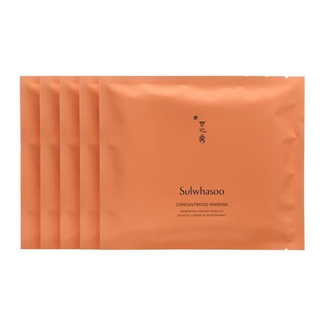 Concentrated Ginseng Renewing Creamy Mask EX 5 pcs