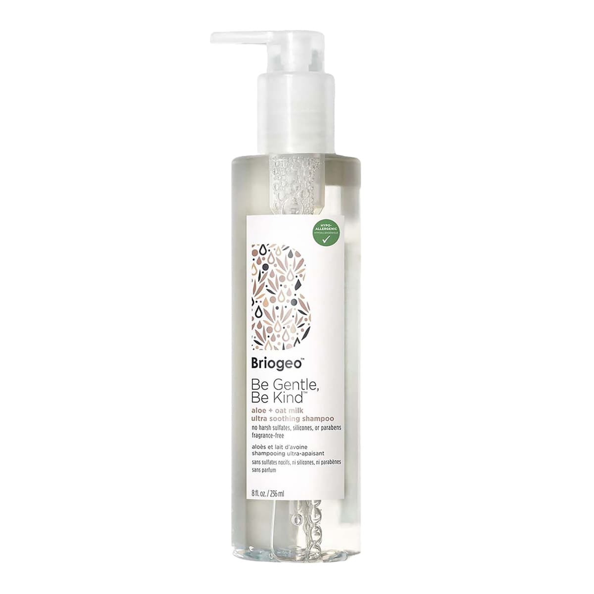 Be Gentle, Be Kind Aloe + Oat Milk Ultra Soothing Fragrance-free Hypoallergenic Shampoo