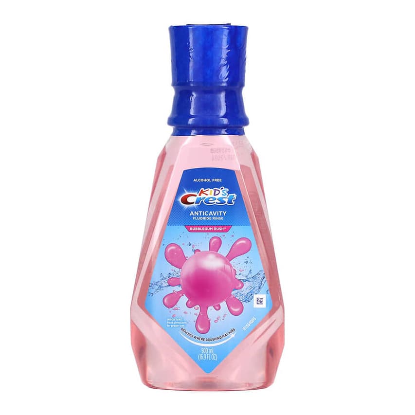 Kid's, Anticavity Fluoride Rinse, Bubblegum Rush
