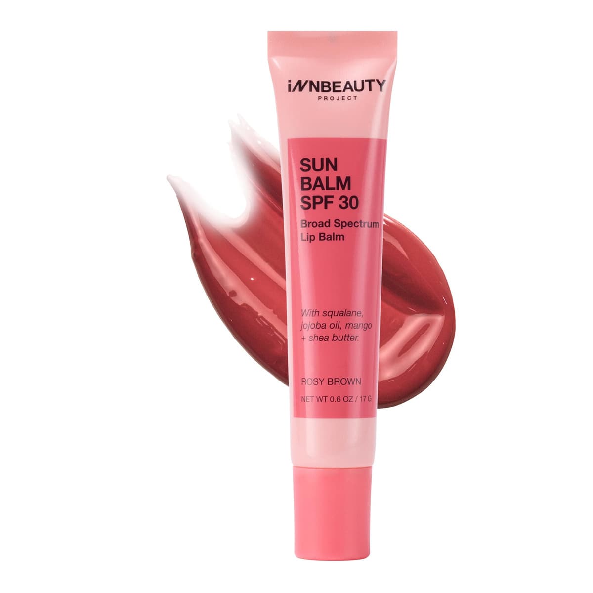 Sun Balm SPF 30 Broad Spectrum Lip Balm, Rosy Brown