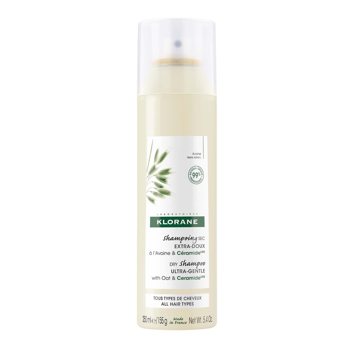 Extra-Gentle Dry Shampoo for All Hair Types with Oat and Ceramide LIKE