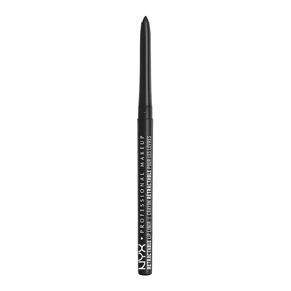 Retractable Long-Lasting Mechanical Lip Liner, Black