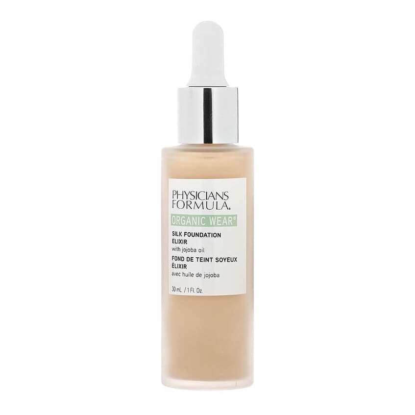 Organic Wear, Silk Foundation Elixir with Jojoba Oil, Fair