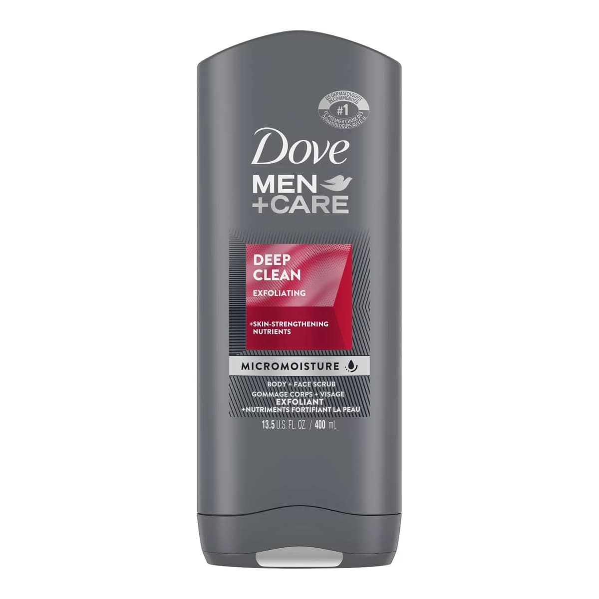 Dove Body and Face Wash Exfoliating Deep Clean
