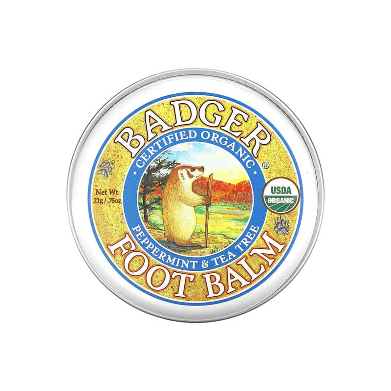 Organic Foot Balm, Peppermint & Tea Tree