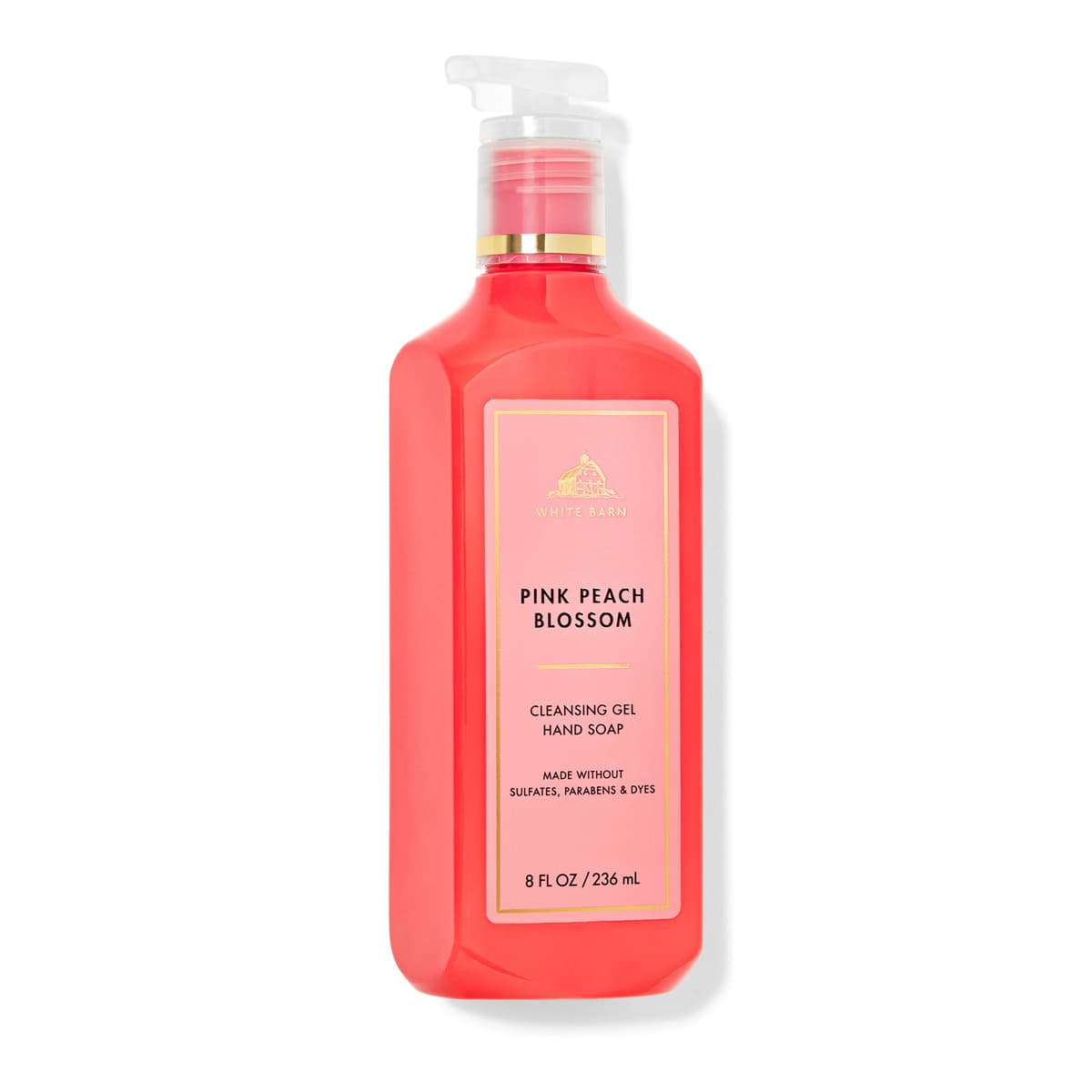 White Barn, Pink Peach Blossom, Cleansing Gel Hand Soap