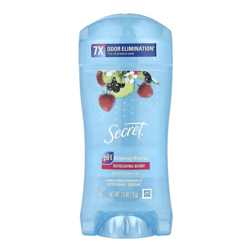 48 Hour Clear Gel, Antiperspirant/Deodorant, Refreshing Berry