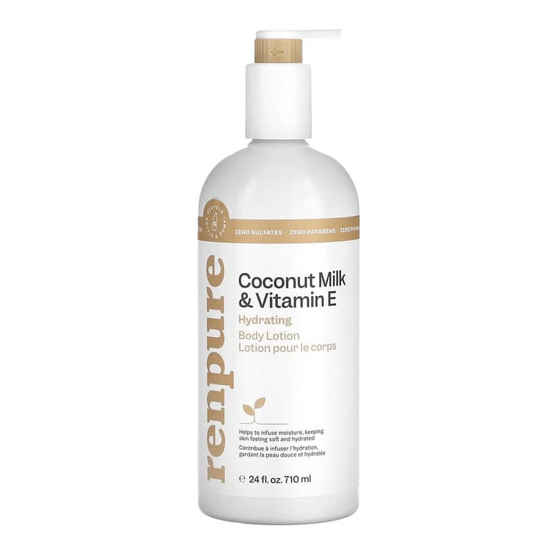 Hydrating Body Lotion, Coconut Milk & Vitamin E