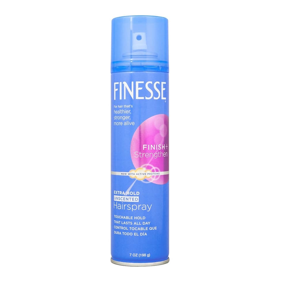 Finish + Strengthen Extra Hold Hairspray, Unscented