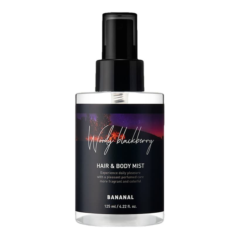 Perfumed Hair & Body Mist Woody Blackberry