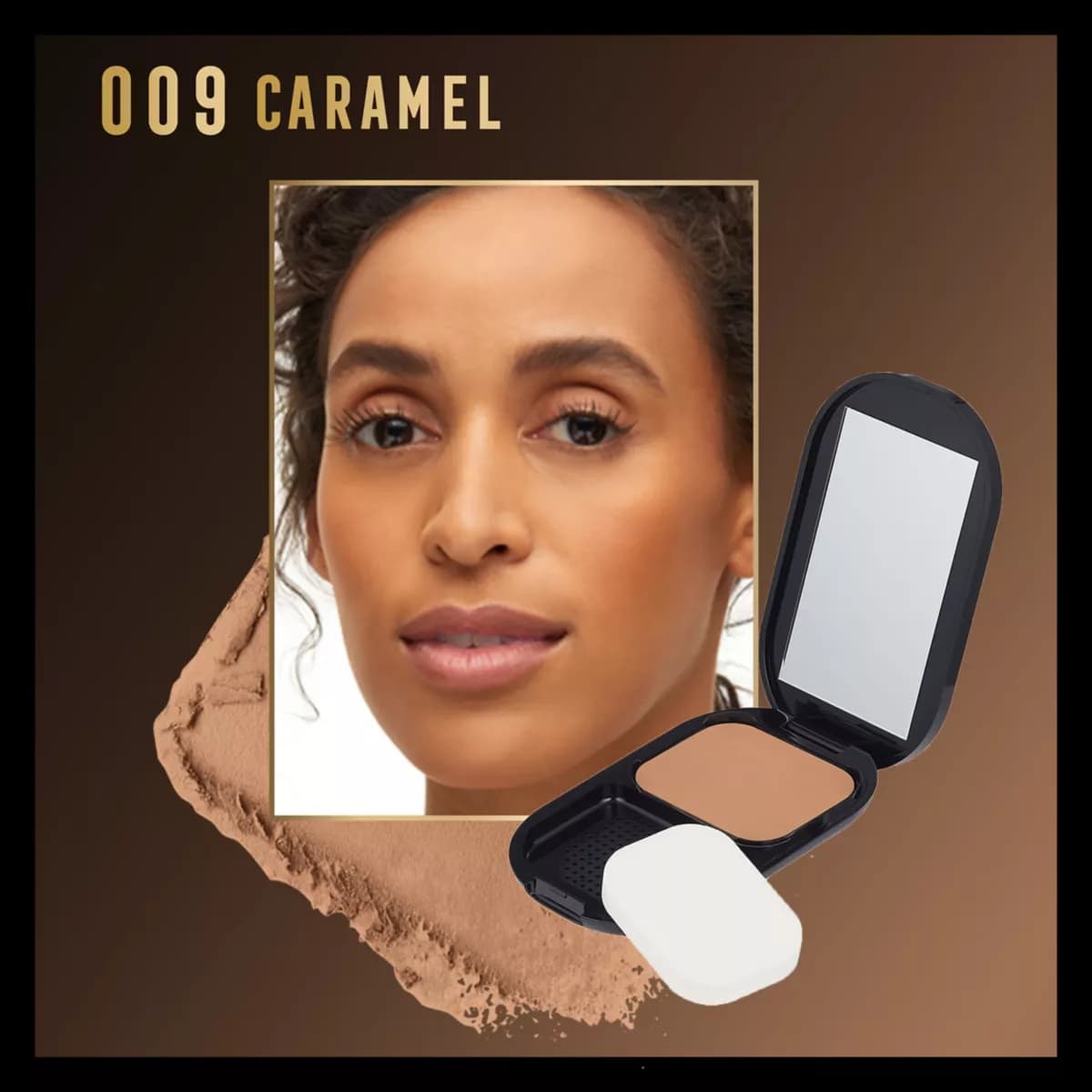 Facefinity Compact SPF 20 Matte Powder Foundation, caramel 009