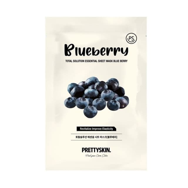 Total Solution Essential Sheet Mask, Blueberry