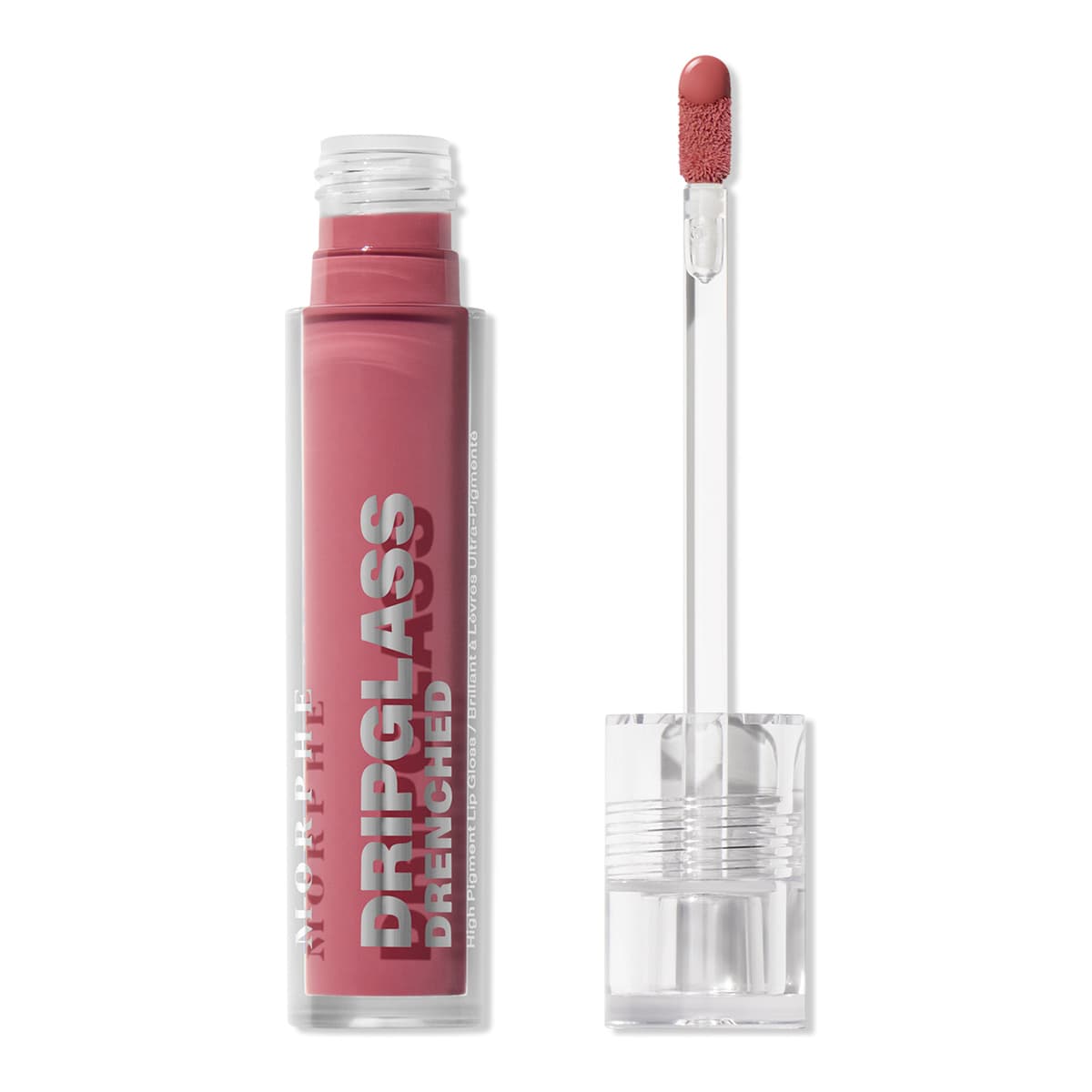 Dripglass Drenched High Pigment Lip Gloss, Mauve Splash