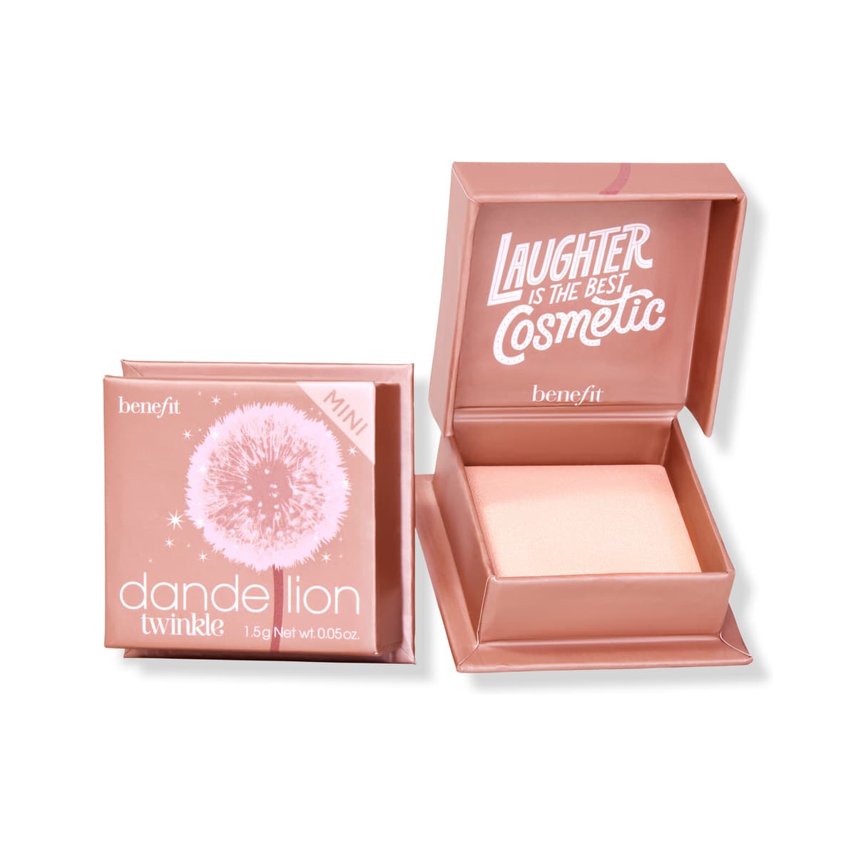 Dandelion Twinkle Soft Nude-Pink Powder Highlighter Mini