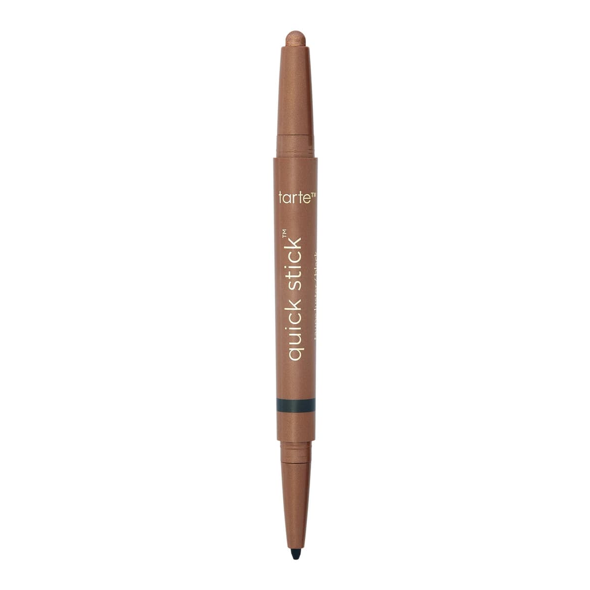Quick Stick Waterproof Shadow and Liner, Taupe Luster Black Liner