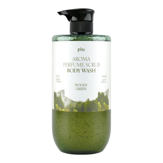 Aroma Perfume Scrub Body Wash Woody Green