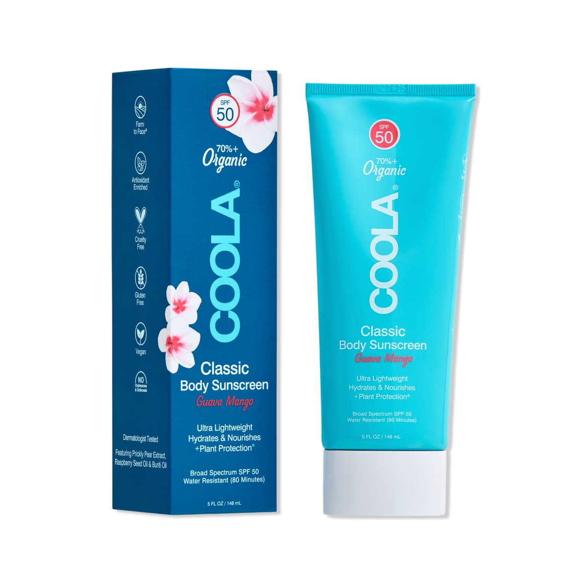 Guava Mango Classic Body Organic Sunscreen Lotion SPF 50