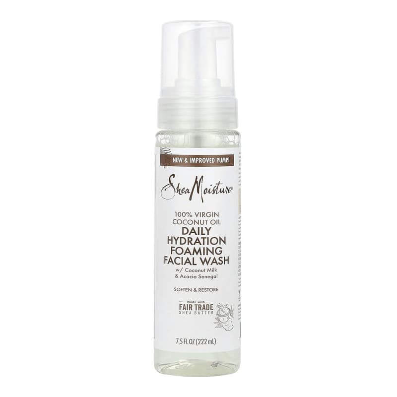 Daily Hydration Foaming Facial Wash, 100% Virgin Coconut Oil