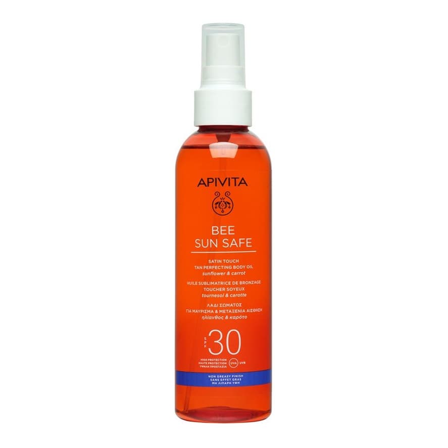 Bee Sun Safe Satin Touch Tan Perfecting Body Oil SPF30
