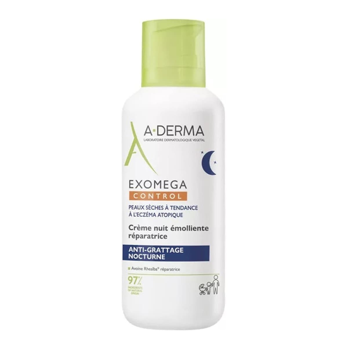 Exomega Control Repairing Emollient Night Cream