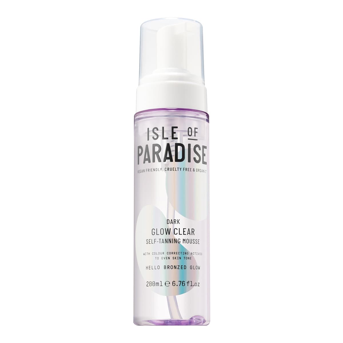 Glow Clear, Color Correcting Self-Tanning Mousse, Dark