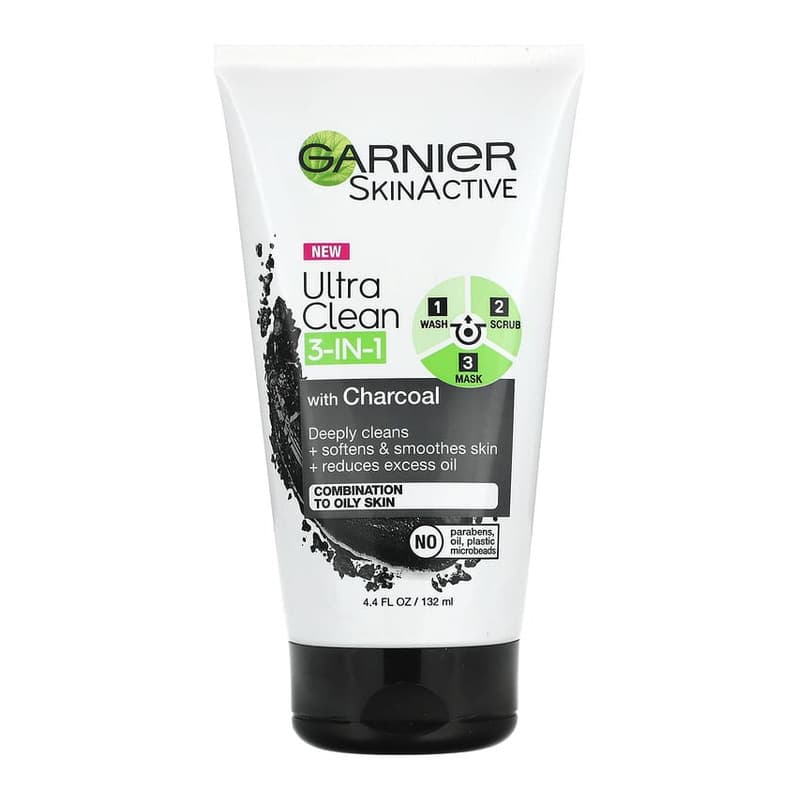SkinActive, Ultra Clean 3-In-1 with Charcoal