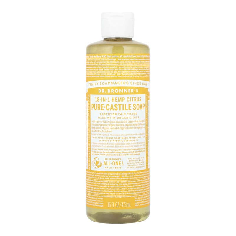 18-in-1 Hemp, Pure-Castile Soap, Citrus